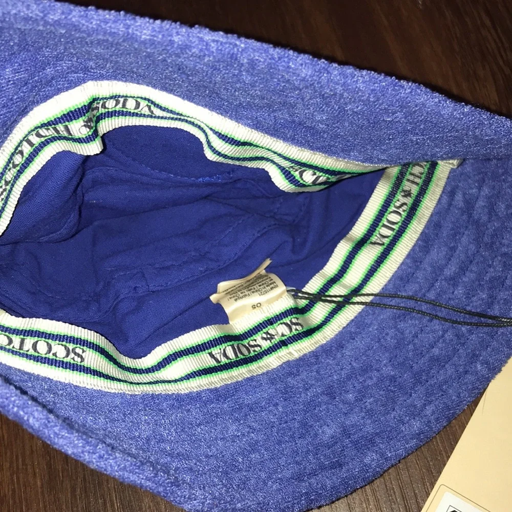 Scotch & Soda Kids' Unisex Towelling Bucket Hat NWT - Picture 5 of 8